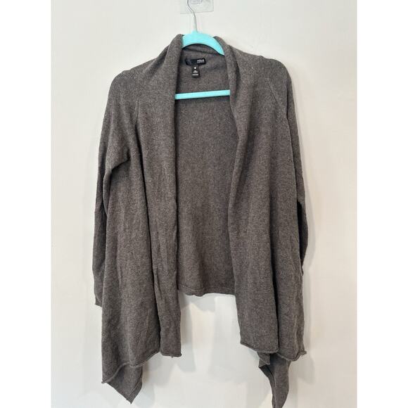 AQUA Cashmere Drape Open Front 100% Cashmere Cardigan Sweater Small 2162 - Picture 1 of 6